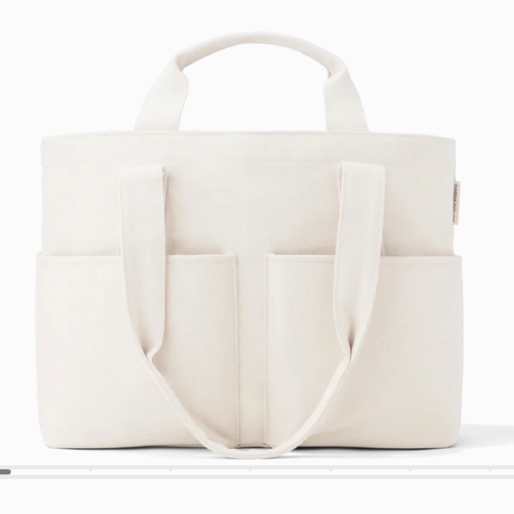 NWOT Dagne Dover Vida Cotton Tote, Natural, Size S